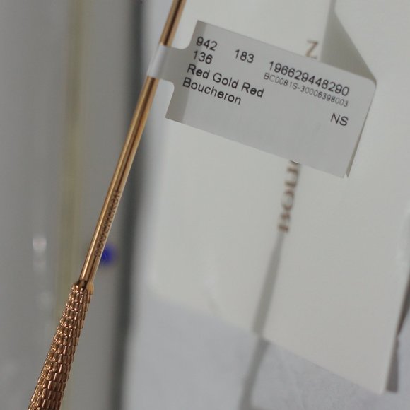 NWT Pink Gold Boucheron Cat Eye Gradient 55MM Sunglasses. - Picture 4 of 10